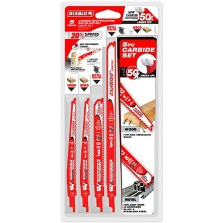 BSC PREFERRED 5PC Recip Blade Set DS005SC